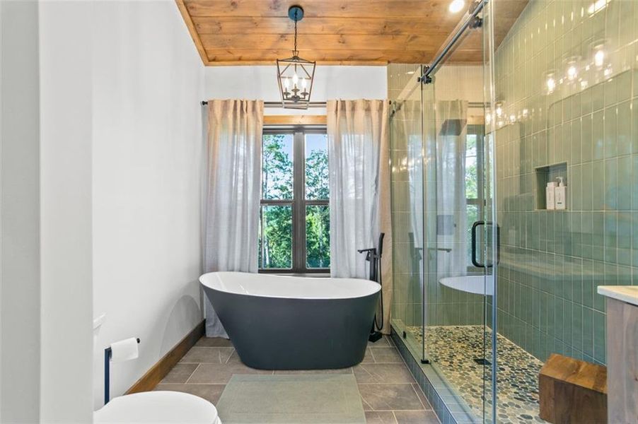 Furnished interior view inside a new home in , Talking Rock (Image 15).