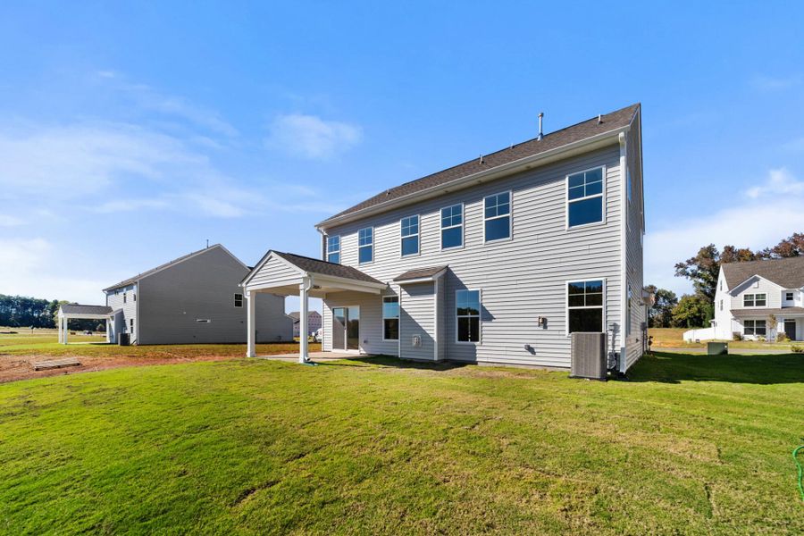 Exterior details and patio area of a home in Monterra, Kernersville (Image 23).