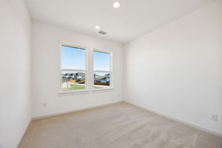 You'll find nicely sized secondary bedrooms in our lovely Adeline plan.