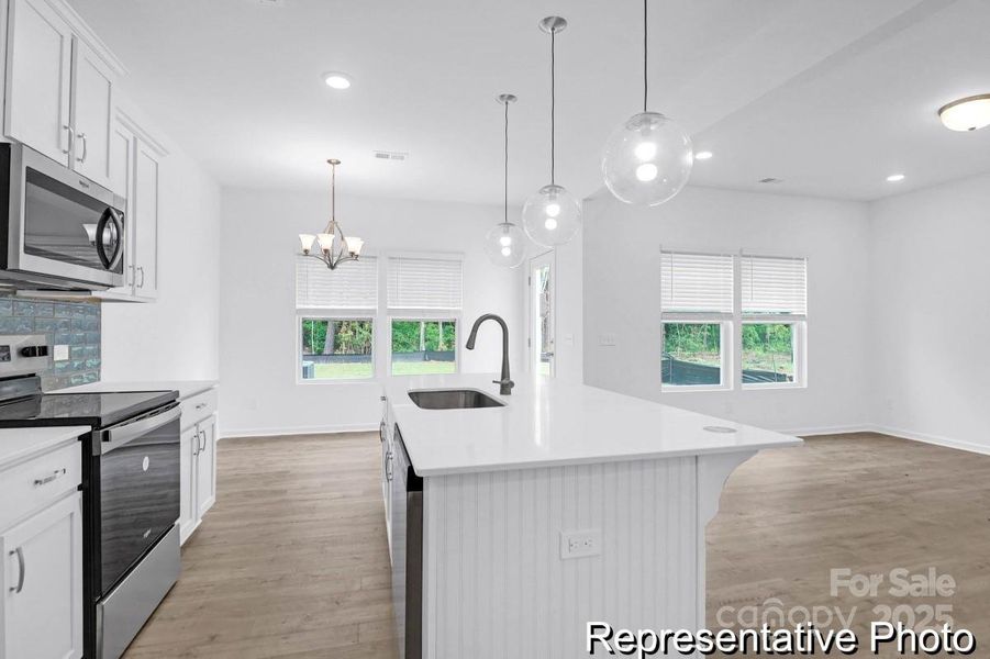 Furnished interior view inside a new home in Wabash, Charlotte (Image 5). Furnished interior view inside a new home in Wabash, Charlotte (Image 5).