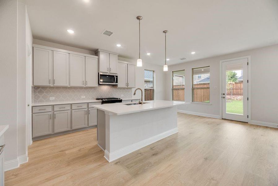 Furnished interior view inside a new home in Spiritas Ranch, Little Elm (Image 8).