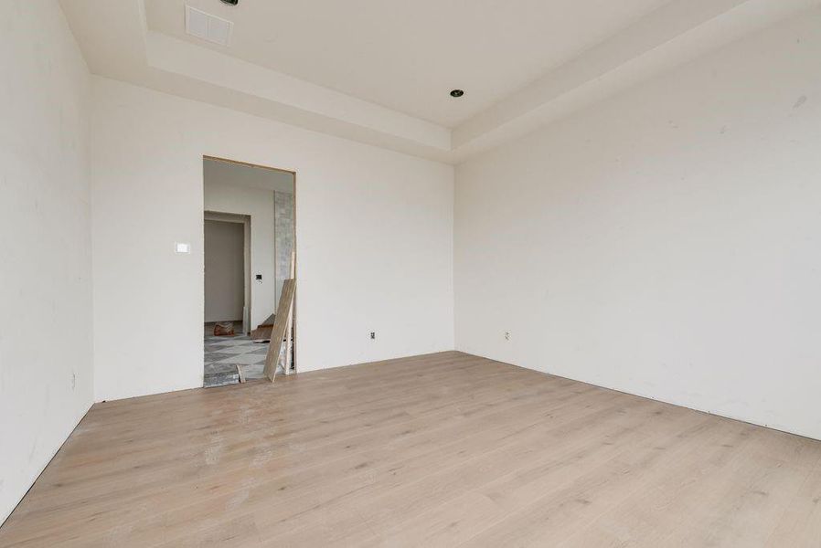 This is the view from the door into the Primary suite