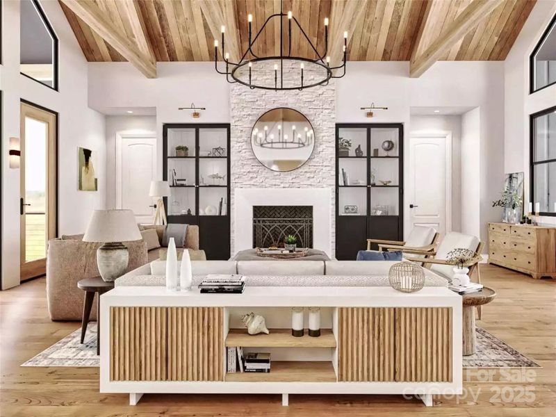 Furnished interior view inside a new home in , Mooresville (Image 8). Furnished interior view inside a new home in , Mooresville (Image 8).