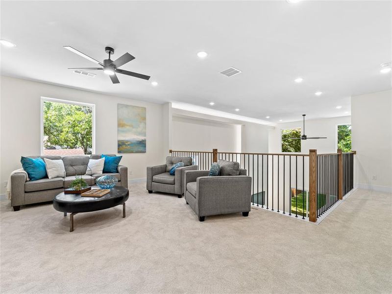 Furnished interior view inside a new home in , Dallas (Image 19).