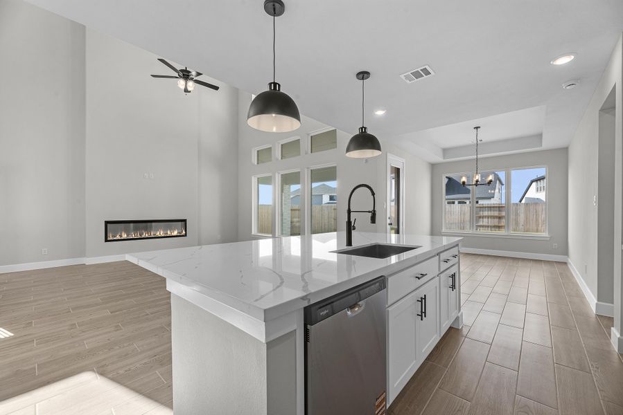 Furnished interior view inside a new home in Grange, Katy (Image 5).