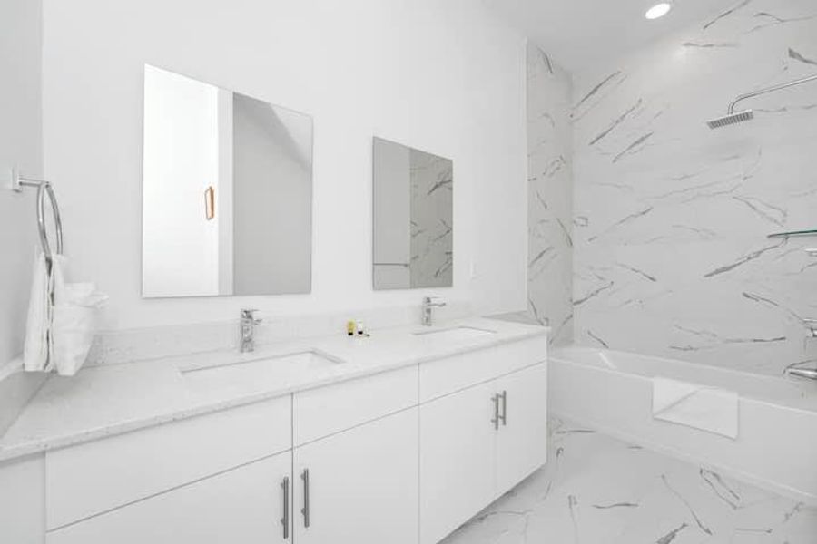 Furnished interior view inside a new home in , Davenport (Image 14).