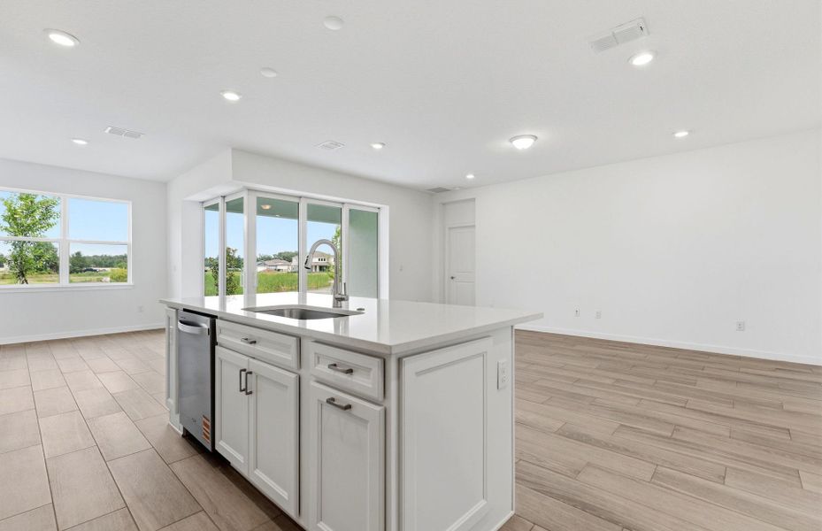 Furnished interior view inside a new home in Riverwood, Zephyrhills (Image 8).