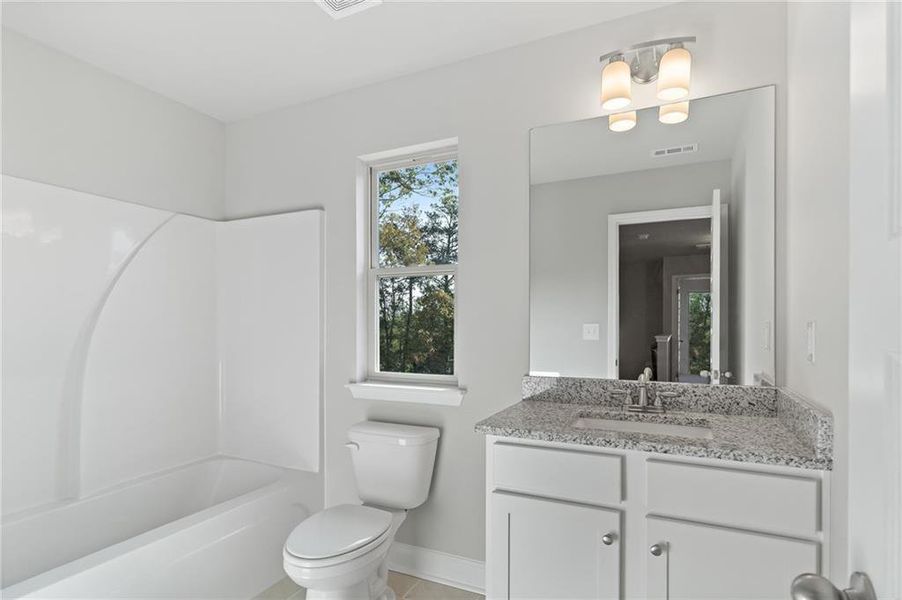 Furnished interior view inside a new home in Stratford Square, Lawrenceville (Image 8).