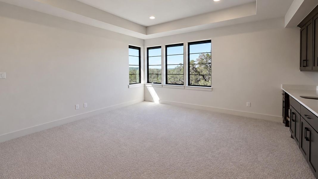 Spacious, unfurnished interior of a new home in Creek of Driftwood, Driftwood (Image 23). Spacious, unfurnished interior of a new home in Creek of Driftwood, Driftwood (Image 23).