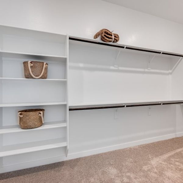 Walk-in closet interior