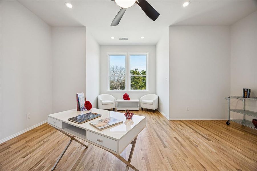 Furnished interior view inside a new home in , Ennis (Image 13).