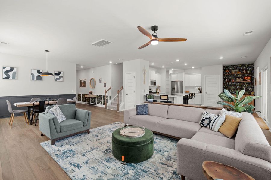 Furnished interior view inside a new home in Lindera Preserve at Cane Bay Plantation, Summerville (Image 13).