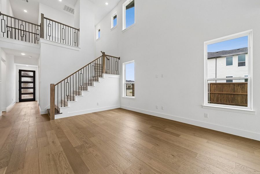 Representative unfurnished interior of a home built from the Ellis by Landon Homes in Fields - East Village, Frisco (Image 13).