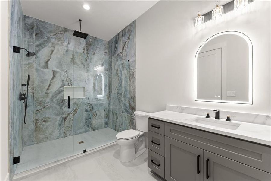 Furnished interior view inside a new home in , Dacula (Image 31).