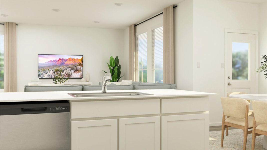 Furnished interior view inside a new home in Elm Creek, Elgin (Image 7).
