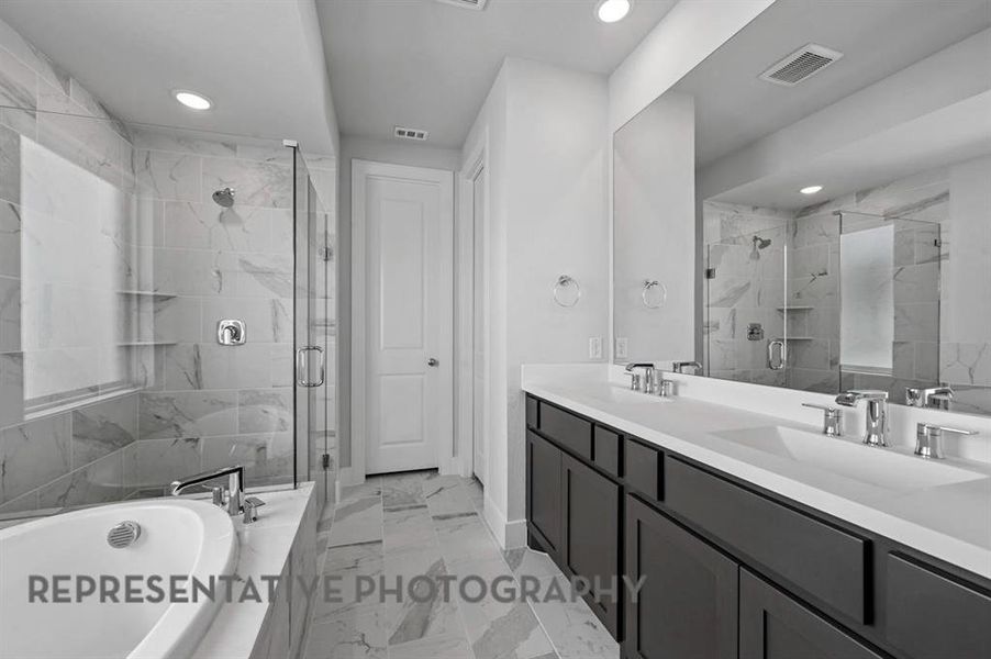Furnished interior view inside a new home in The Parks at Wilson Creek, Celina (Image 12).