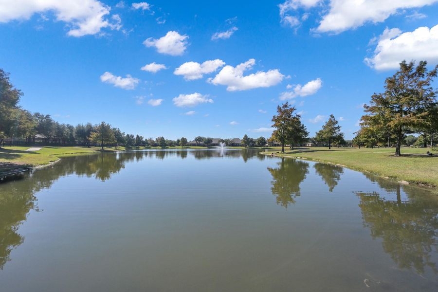 Towne Lake has multiple small lakes and a larger lake for boating.