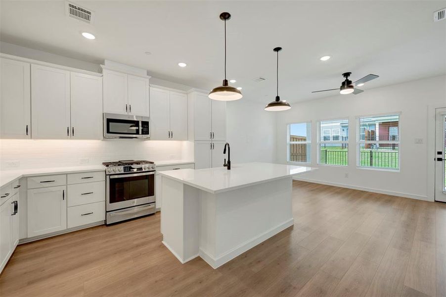 Furnished interior view inside a new home in Providence Commons, Providence Village (Image 6).