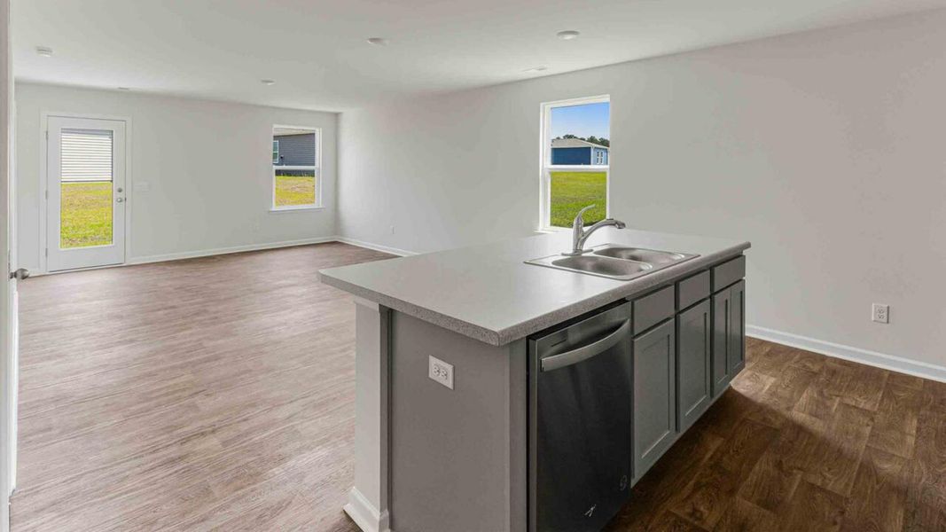 Representative furnished interior of a home built from the Devon by D.R. Horton in Eagle Creek, Bolivia (Image 6).