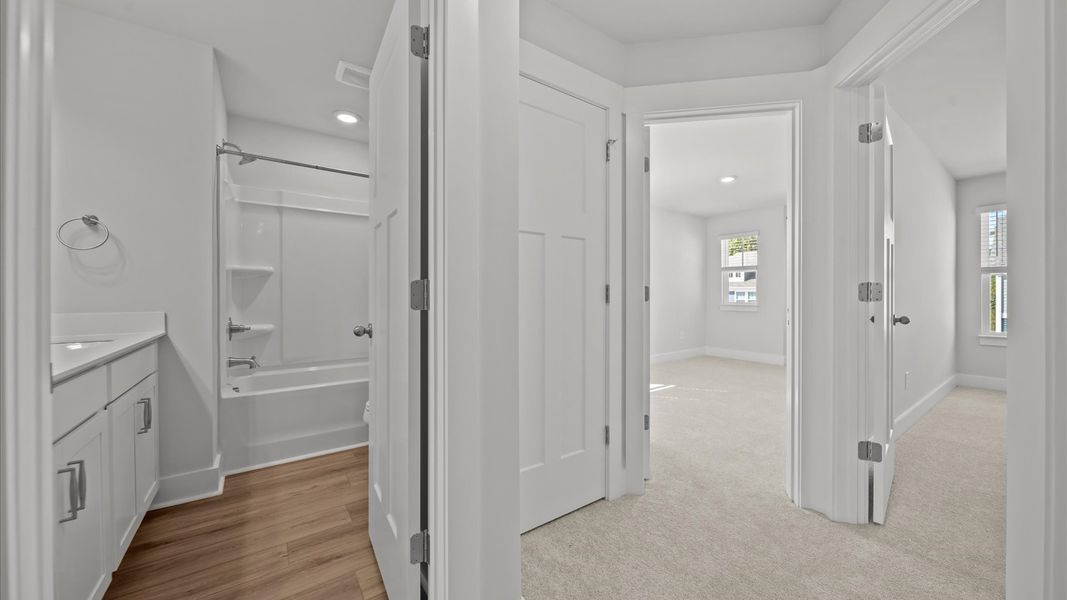 Furnished interior view inside a new home in Tyger Ridge, Moore (Image 14).