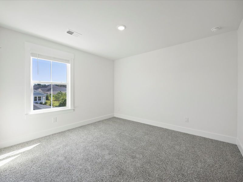 Spacious, unfurnished interior of a new home in The Coves at Lakes of Cane Bay, Summerville (Image 24). Spacious, unfurnished interior of a new home in The Coves at Lakes of Cane Bay, Summerville (Image 24).