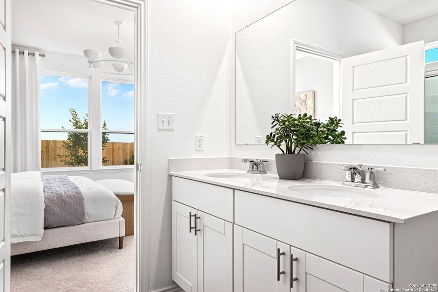 Furnished interior view inside a new home in Dove Song, Marion (Image 2).