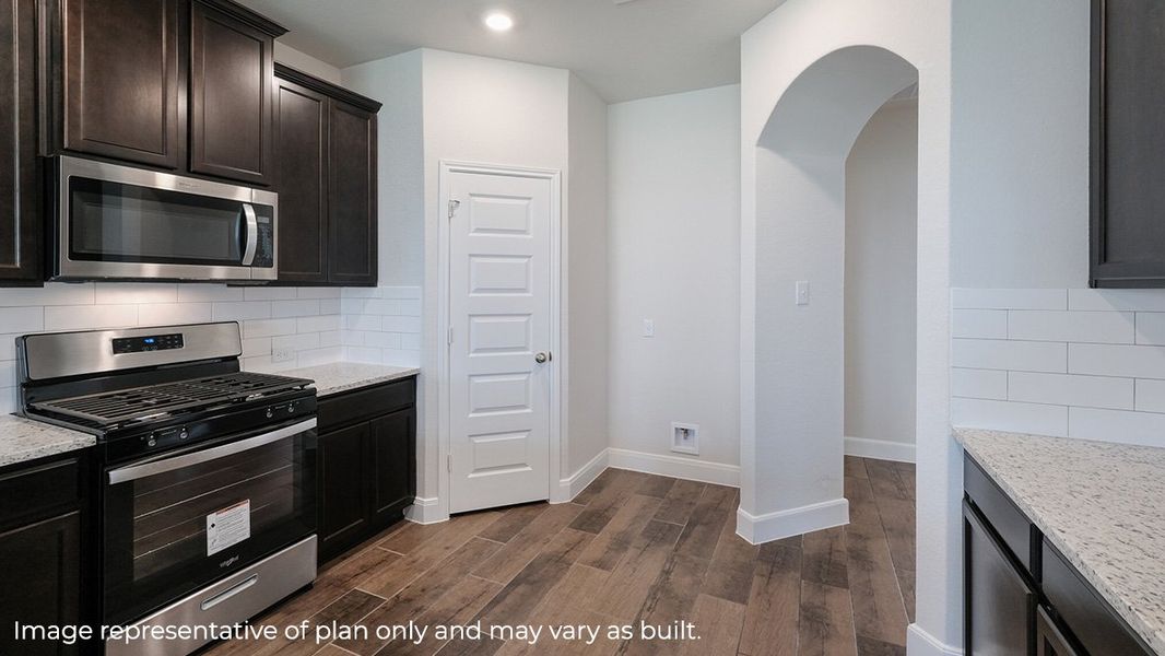 Representative furnished interior of a home built from the The Blanco by D.R. Horton in Steele Creek, Cibolo (Image 66).