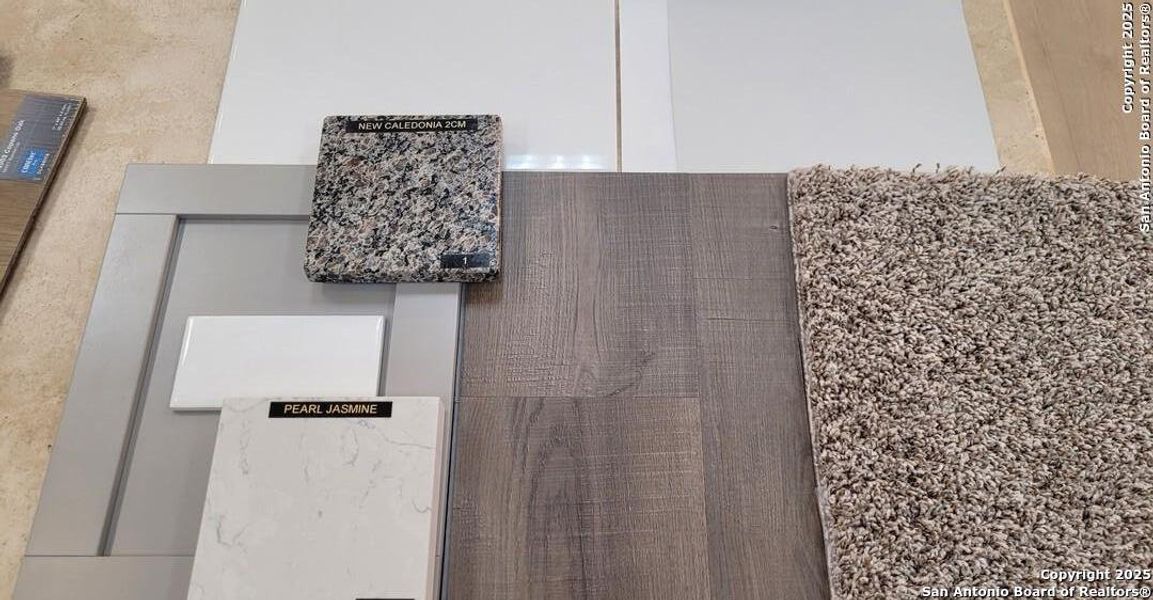 Sample of building materials used in homes in Timber Creek, San Antonio (Image 21).