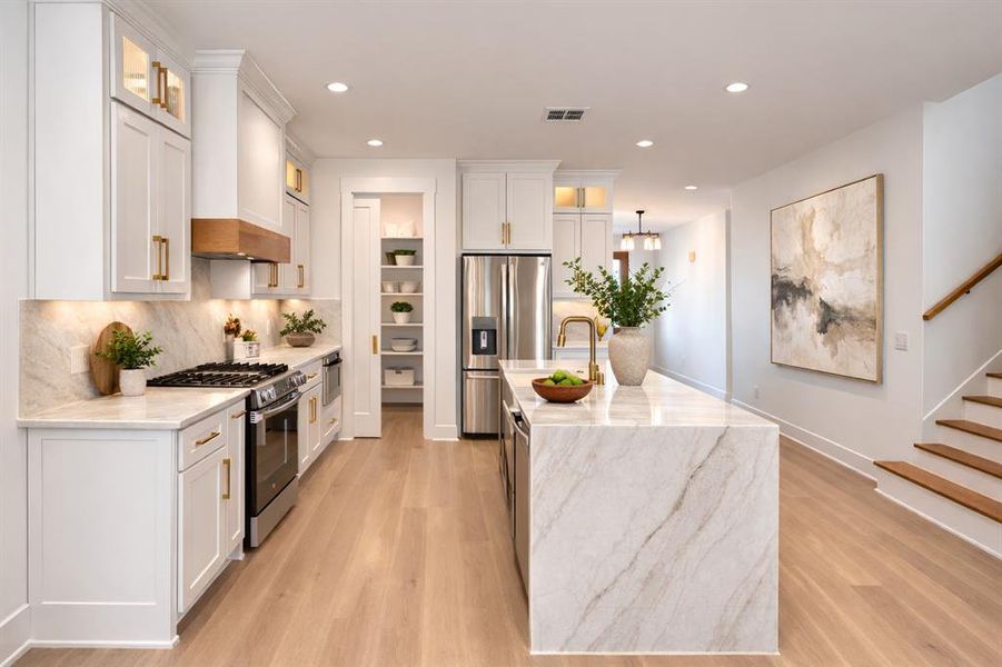 Furnished interior view inside a new home in , Pottsboro (Image 15).