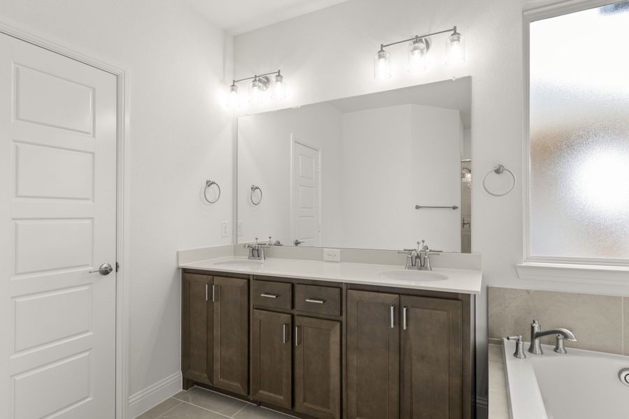 Furnished interior view inside a new home in The Reserve at Spiritas Ranch, Little Elm (Image 10).