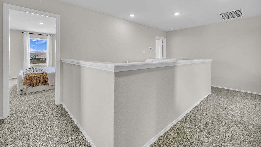 Representative furnished interior of a home built from the The Franklin by D.R. Horton in Ladera, Luling (Image 30).