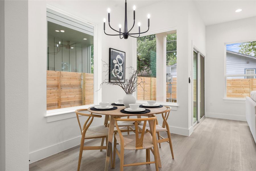 Furnished interior view inside a new home in , Austin (Image 14).