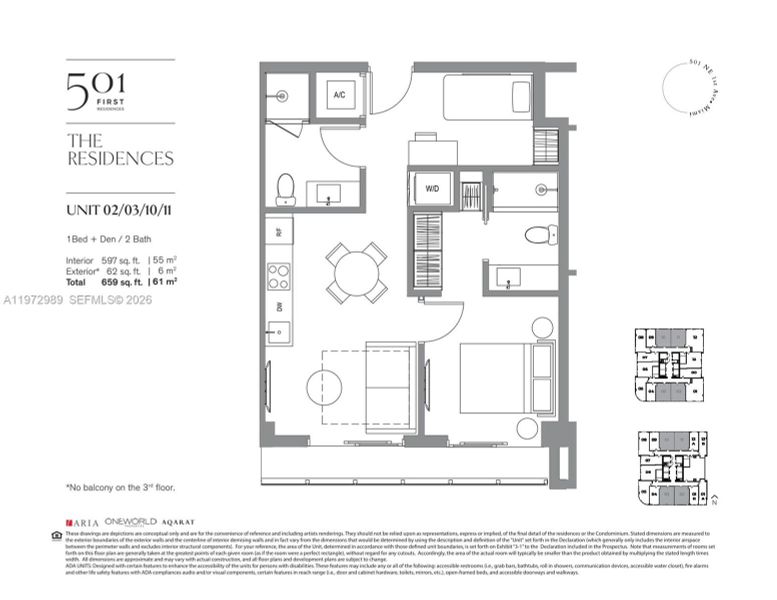 2D floor plan layout of this home in , Miami, FL (Image 6).