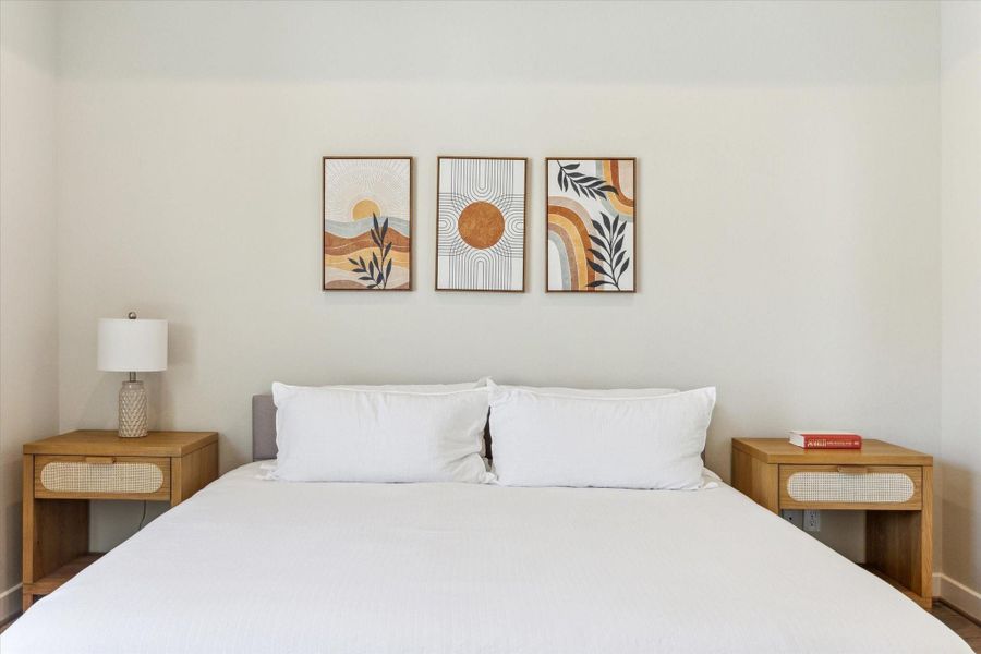 Furnished interior view inside a new home in White Oak Station, Houston (Image 19).