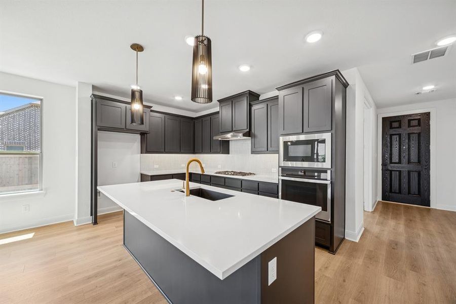 Furnished interior view inside a new home in Karis - Village Series, Crowley (Image 10). Furnished interior view inside a new home in Karis - Village Series, Crowley (Image 10).