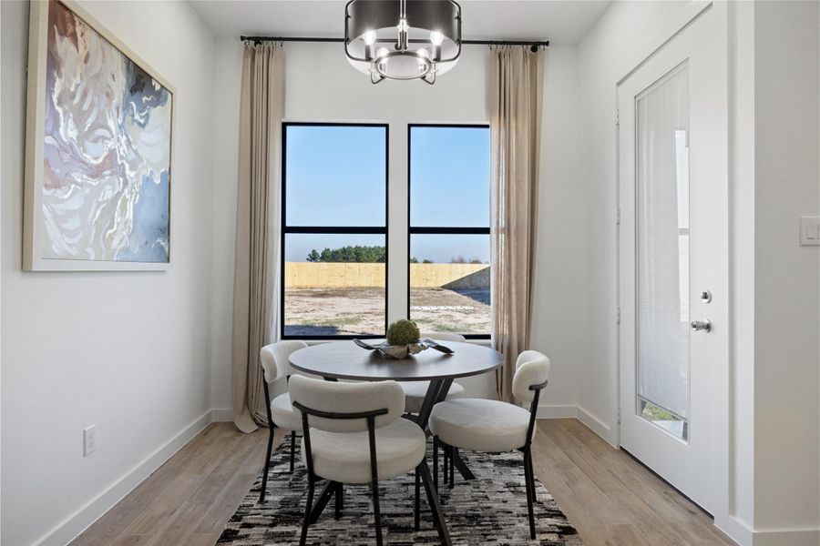 Furnished interior view inside a new home in , Cleveland (Image 16).