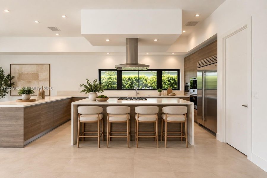 Furnished interior view inside a new home in , Weston (Image 47).