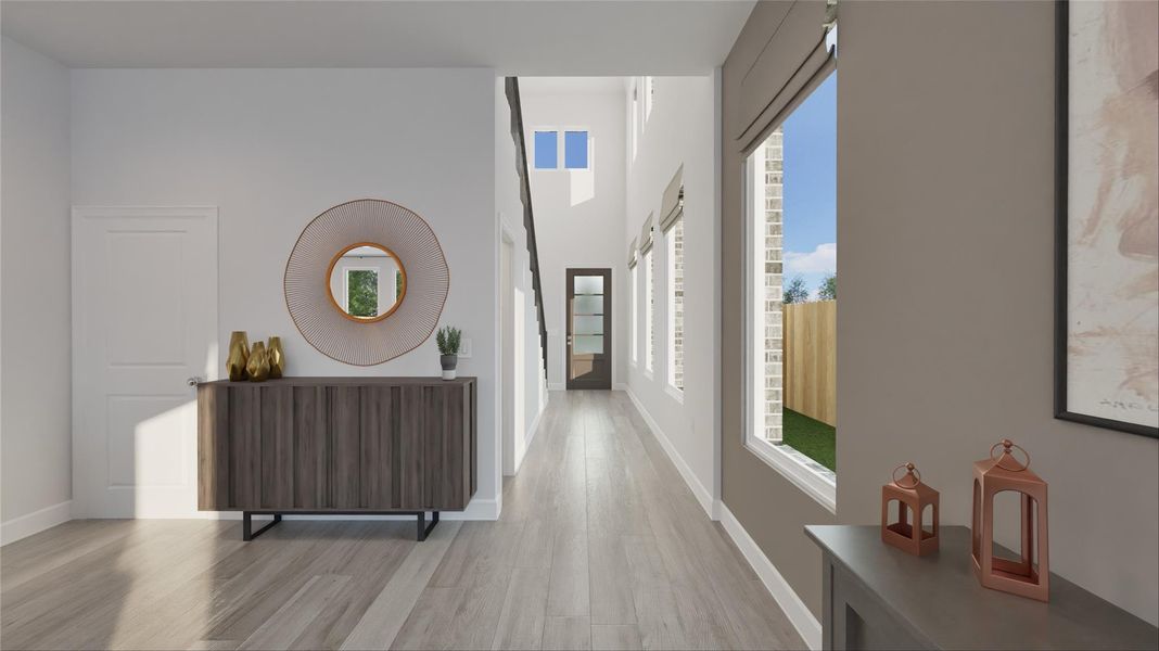 Furnished interior view inside a new home in Oakberry Trails, Waller (Image 21).