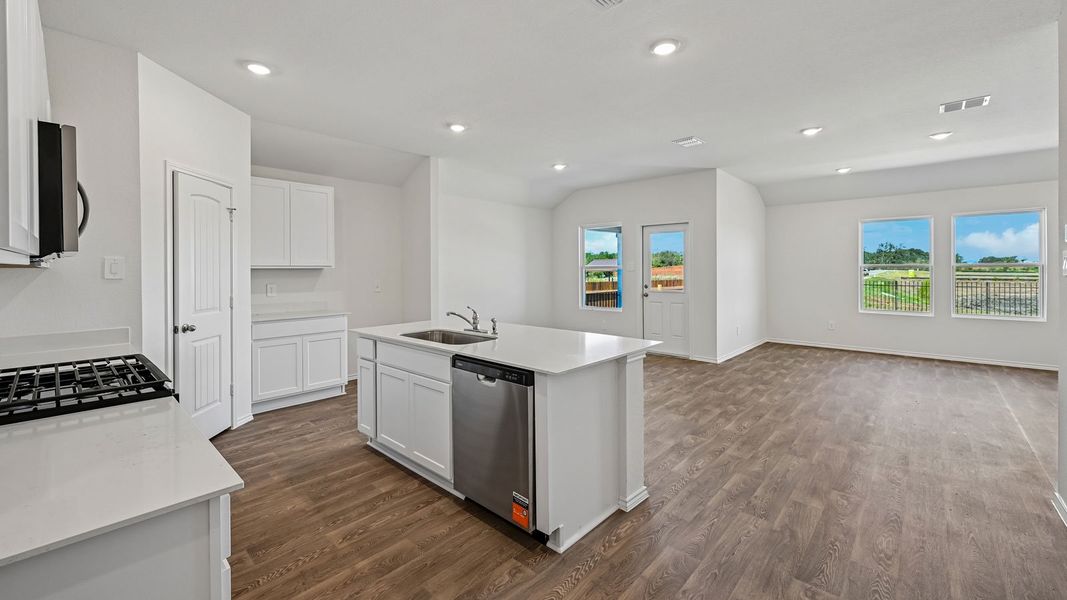 Furnished interior view inside a new home in Watermill, Uhland (Image 4).