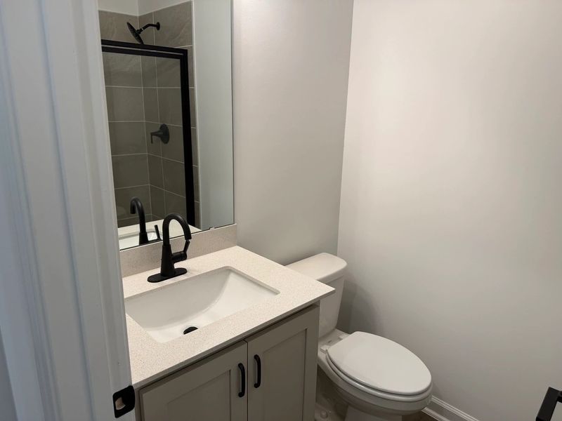 Guest Bath featuring the AW Collection® Artisan - A down-to-earth mix of texture and function. Guest Bath featuring the AW Collection® Artisan - A down-to-earth mix of texture and function.