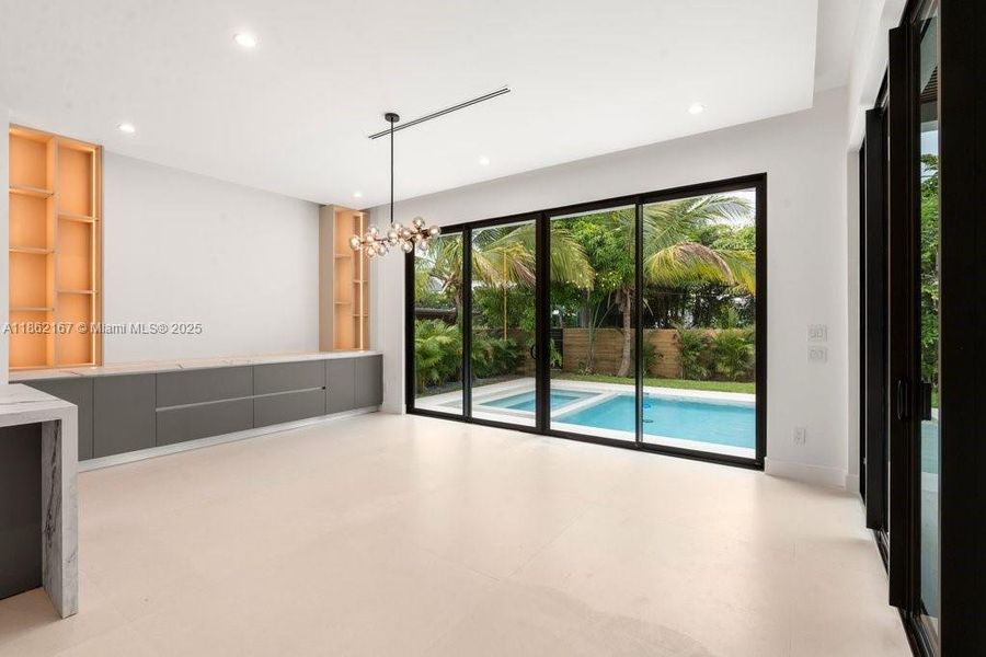 Furnished interior view inside a new home in , Fort Lauderdale (Image 33).