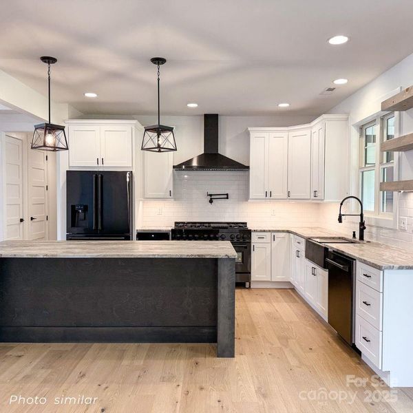 Furnished interior view inside a new home in , Mills River (Image 5).