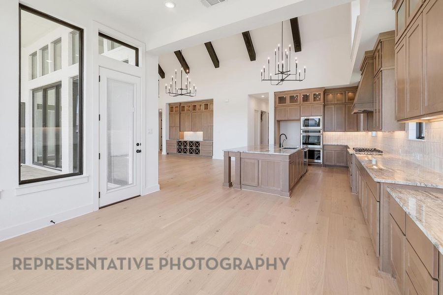 Furnished interior view inside a new home in Parkside On The River: 70ft. lots, Georgetown (Image 5).