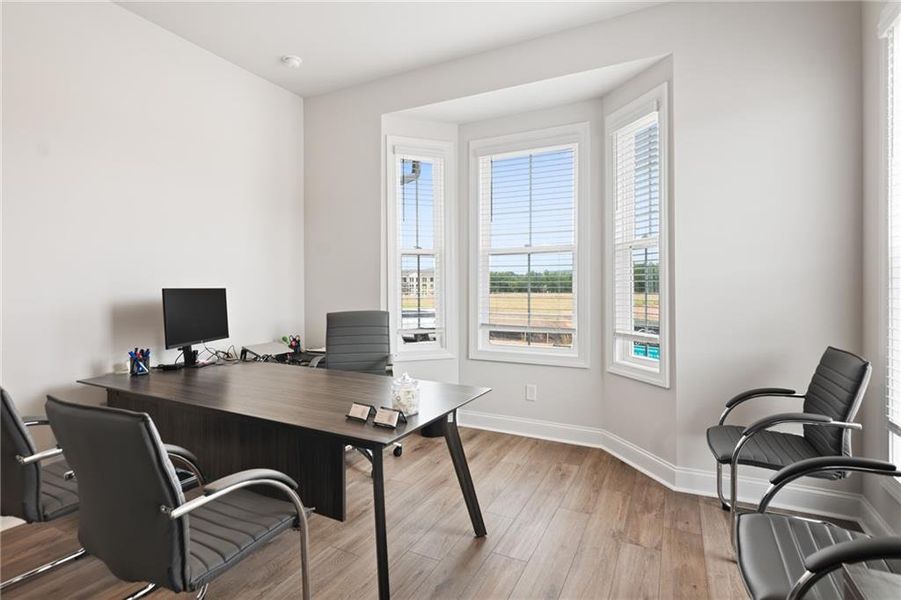 Furnished interior view inside a new home in Promenade at Sawnee Village, Cumming (Image 41).