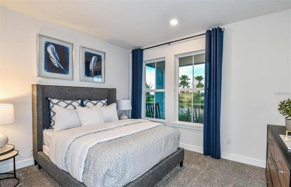 Furnished interior view inside a new home in Isles of Lake Nona, Orlando (Image 16).