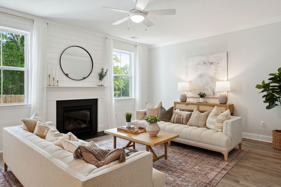 Furnished interior view inside a new home in High Point at Foxbank, Moncks Corner (Image 31).
