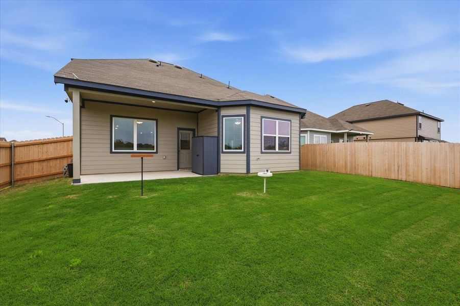 Exterior details and patio area of a home in , Fort Worth (Image 23).