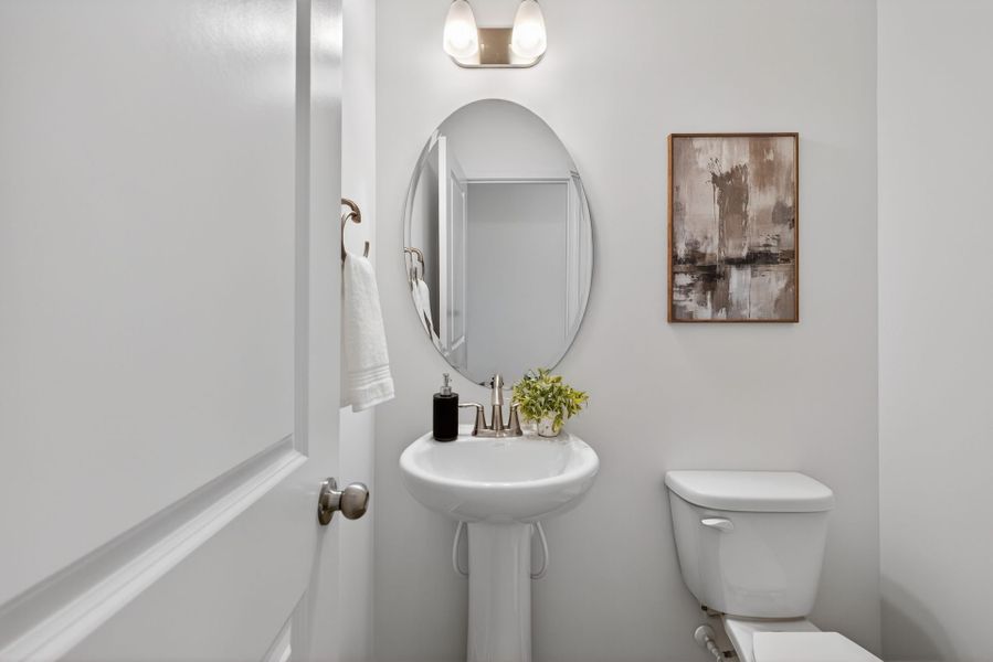 Furnished interior view inside a new home in Copper Ridge at Flowers Plantation, Clayton (Image 16).