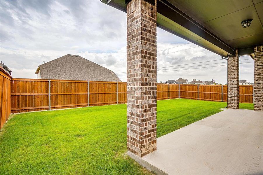 View of yard featuring a patio area