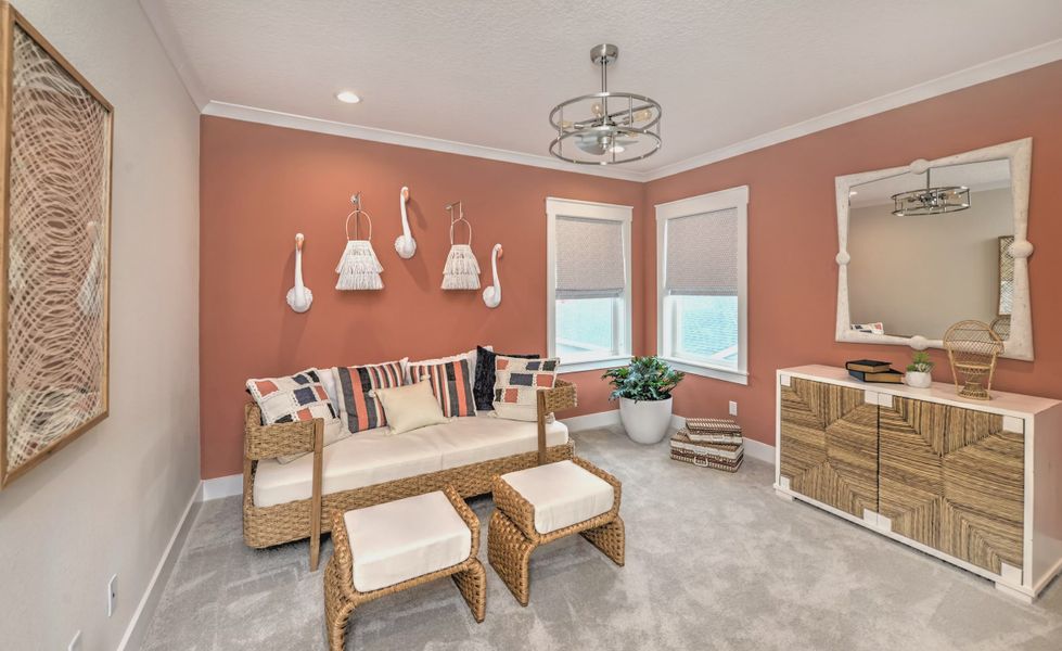 Furnished interior view inside a new home in Seven Pines, Jacksonville (Image 31).